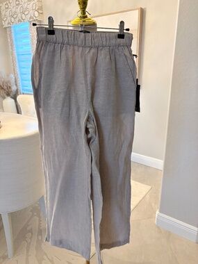 NWT Jone New York Cropped Linen Pants